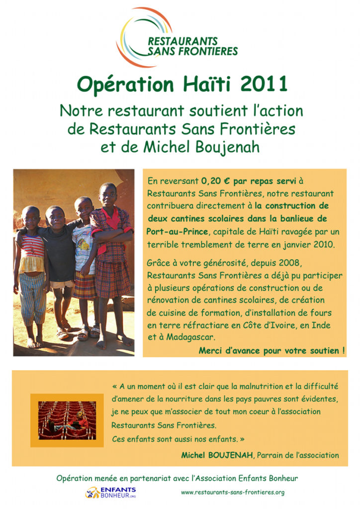Mobilisation pour Haïti – Décembre 2010