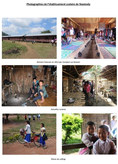 Construction de deux cuisines scolaires à Naxiendy au Laos – Juil. 2014