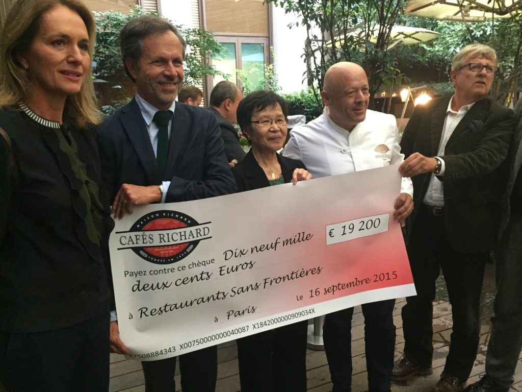 Don de Cafés Richard à RSF pour l’ACFV – Sept 2015