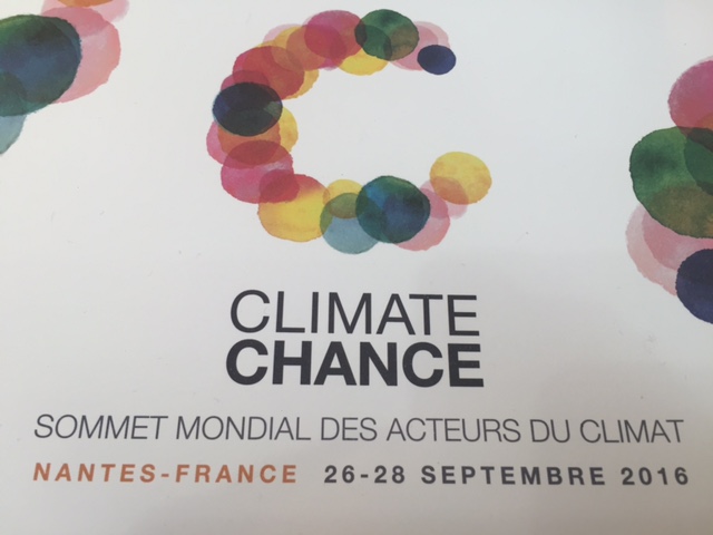 RSF au Climate Change (Climate Actors World Summit) – Sept 2016