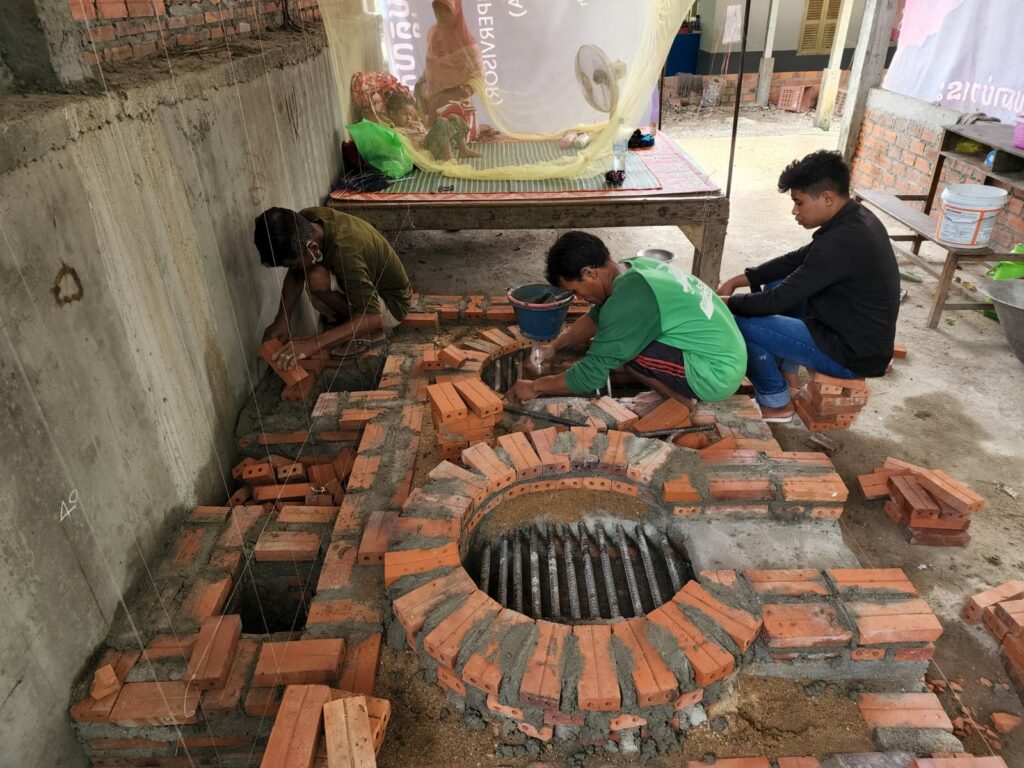 Construction fourneau
