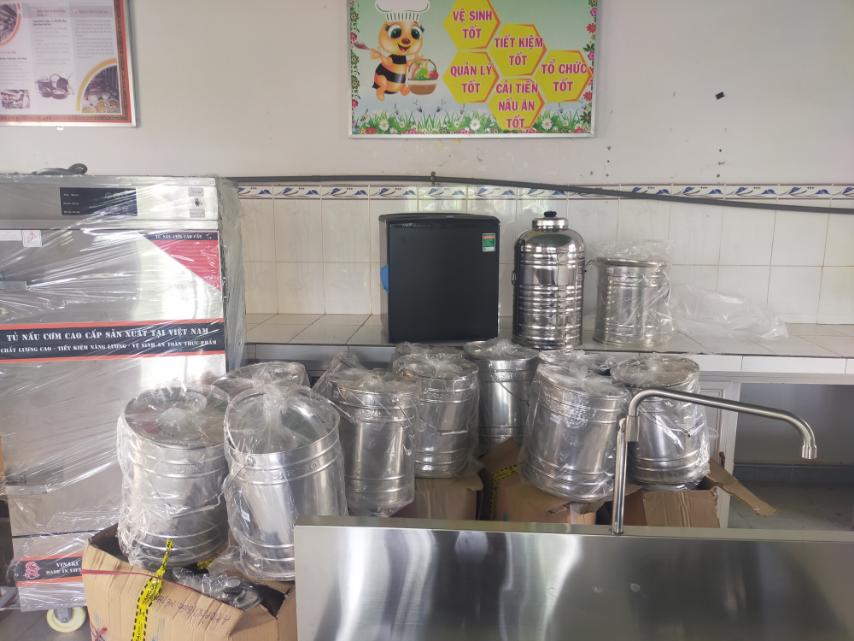 Ecole Hoa Mai coin cuisine 4